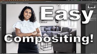 COMPOSITING Is So EASY in PHOTOSHOP 2022 [upl. by Akitan]