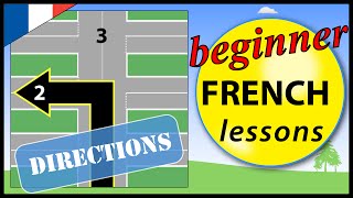 Directions in French  Beginner French Lessons for Children [upl. by Pelson812]