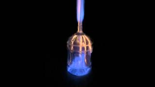 Slowmotion whoosh bottle  combustion of ethanol [upl. by Aliehc]