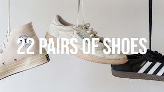 My Entire Simple Shoe Collection 2022 [upl. by Moll]