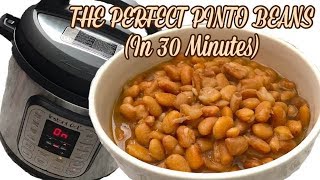 INSTANT POT Pinto Beans Recipe  HOW TO MAKE PERFECT PINTO BEANS IN THE INSTANT POT [upl. by Eidahs]