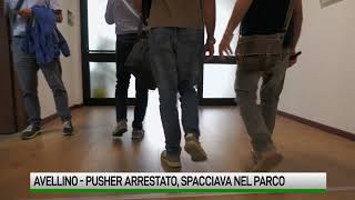 Avellino Pusher arrestato spacciava nel parco di piazza Kennedy [upl. by Rimat]