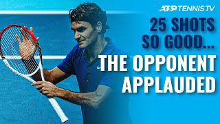 25 Tennis Shots SO GOOD the Opponent Had to Applaud 👏 [upl. by Faruq]