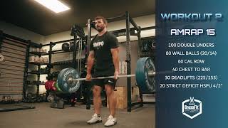 Dubai CrossFit Championship 2022 Online Qualifier Workout 2 [upl. by Asilak411]