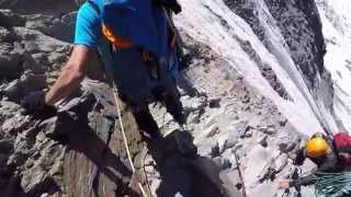 Couloir du Goûter  Mont Blanc juillet 2015 [upl. by Corene]