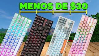 👉TOP 5 MEJORES TECLADOS MECANICOS BARATOS POR MENOS DE 30 DOLARES [upl. by Lucais]