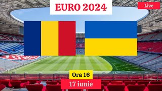 LiveRomaniaUcraina  Euro 2024  Romania spulberă Ucraina cu scor de neprezentare 30 [upl. by Erle919]