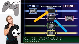 Dicas Controle manual Winning Eleven PES 2002 PS1 [upl. by Beauchamp]