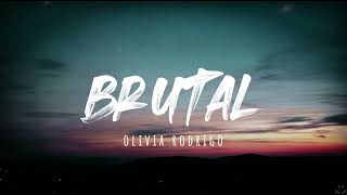 Olivia Rodrigo  brutal Lyrics 1 Hour [upl. by Newton]