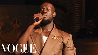 Stormzy Performs quotCrownquot at Vogue World London [upl. by Esinej780]