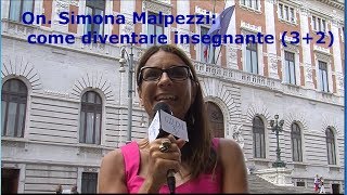 On Simona Malpezzi come diventare insegnante 32 [upl. by Kampmeier]