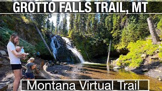 4K Nature Walks  Grotto Falls Trail  Popular Bozeman Trail in Hyalite Canyon  City Walks [upl. by Onitnatsnoc876]