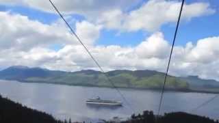 The Worlds Longest Zipline Icy Strait Point Hoonah Alaska [upl. by Guido]