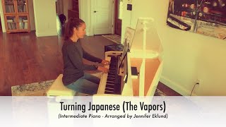 Turning Japanese The Vapors  Piano Sheet Music for Intermediates [upl. by Ahsennek]