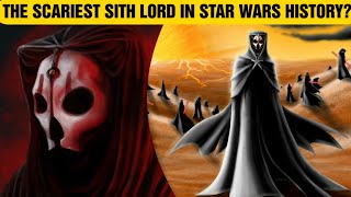 The Most Powerful and Frightening Sith Lord in Star Wars History Shorts [upl. by Inahc]