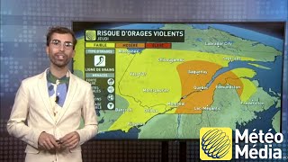 21 juillet 2022  Orages violents  le potentiel évolue [upl. by Blas]