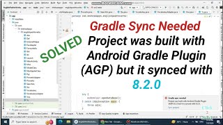 Gradle sync needed android studio [upl. by Zela129]