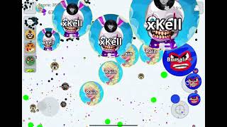 DESTROYING TEAMS AGARIO MOBILE [upl. by Eenert]