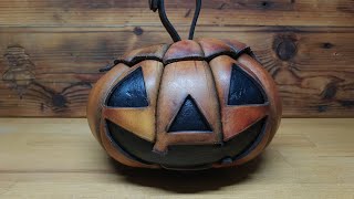 Pumpkin Bag  Leather Tutorial [upl. by Sherie140]