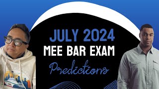 Bar Exam Drills Podcast  Ep 017  July 2024 MEE UBE Bar Exam Essay Predictions [upl. by Thierry]