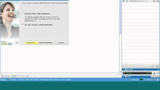 Intercall Recording na WebEx server z VoIP [upl. by Chrissa822]