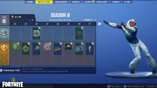 Fortnite  Conga Rare Dance Emote From Tier 31 Battle Pass Reward  Season 8 Battle Royale [upl. by Abbate545]