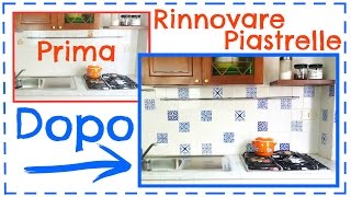 Cambiare Look alle Piastrelle con Soli 20 Euro DIY Facile e Veloce [upl. by Nnahs464]