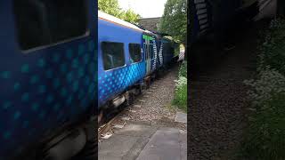 158741 arrives into Portlethen working 2B31 from Montrose to Aberdeen shorts train class158 [upl. by Euqinemod]