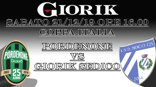 Pordenone C5 Vs Sedico C5  Coppa Italia  3° Giornata [upl. by Colp244]