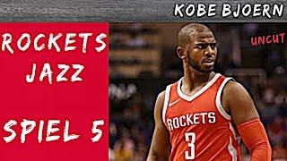 Chris Paul zieht ENDLICH ins Conference Finale ein  Rockets vs Jazz Game 5  KobeBjoern uncut [upl. by Adlee]