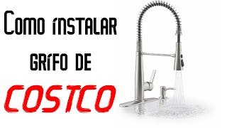 Como instalar grifo Kohler de Costco [upl. by Werdnael]