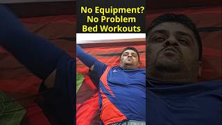 No Equipment No Problem Bed Workouts  Anantha Rao Athlete sports shortsviral [upl. by Altman]