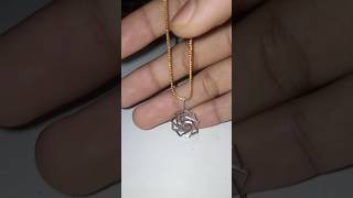 How to make a necklace Use of stapler pin shorts tranding experiment [upl. by Smailliw]