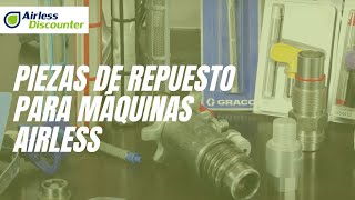 Piezas de repuesto para máquinas airless disponibles en Airless Discounter [upl. by Billy536]