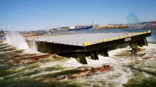 Gunderson Marine Barge Launches 2008  2013 [upl. by Azelea]