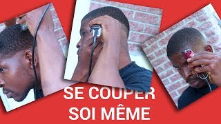 COMMENT SE COUPER LES CHEVEUX SOI MEME  360 waves cheveux degrade selfcut [upl. by Zetniuq]