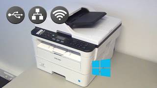 RICOH SP 230SFNw PrintCopyScanFax  NetworkWiFi [upl. by Esilrac]