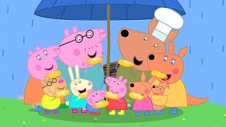 Peppa Pigs Yummy BBQ 🍔 Peppa Pig Toy Play [upl. by Melesa15]