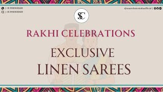 Exclusive Linen Sarees  Pure Saree Sale  Rakhi Carnival  Day 9  Smart Choice [upl. by Barry]