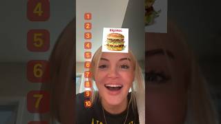 THE LAST ONE 😭 Ranking the mcdonalds menu food game ranking [upl. by Trauner]