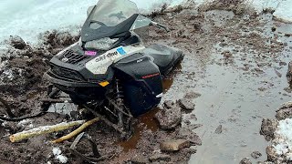 EPIC SNOWMOBILE FAILS amp WINS 2024 [upl. by Shreve]