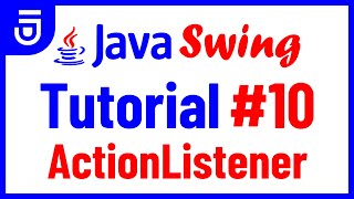 ActionListener  Java Swing Tutorial for Beginners [upl. by Esinwahs770]