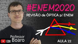 ENEM2020  AULA 22  REVISÃO  ÓPTICA para o ENEM [upl. by Janerich]