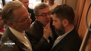 Mélenchon et la quotpolice politiquequot  les images de la rixe [upl. by Roarke]