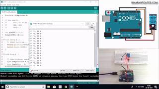 DHT11 Sensor Module with Arduino Temperature and Humidity [upl. by Elyc]