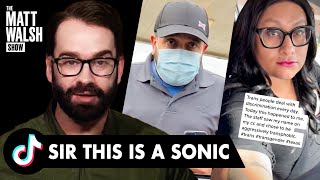 WATCH Trans Person BERATES Sonic Employee After Being quotMisgenderedquot [upl. by Auhsot]