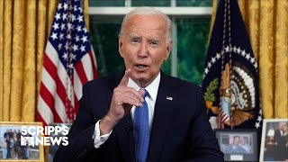 Biden addresses decision to exit 2024 presidential race from Oval Office [upl. by Freeland]