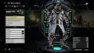 Warframe Vauban Prime FashionFrame [upl. by Ailemor775]