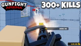 INSANE 300 KILL GAME  GUNFIGHT ARENA ROBLOX [upl. by Randa]