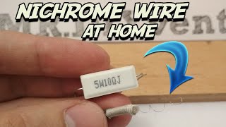 Nichrome wire at home [upl. by Solram27]